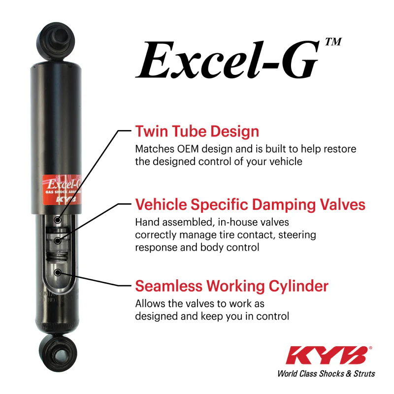 KYB Shocks & Struts Excel-G Front MAZDA RX-7 1981-85 - Image 3