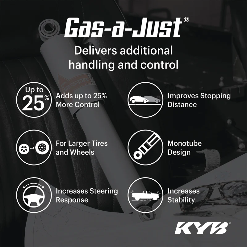 KYB Shocks & Struts Gas-A-Just Front & Rear FORD MOTORHOME CHASSIS 1957-76 TOYOTA 4-Runner 1984-89 T - Image 4