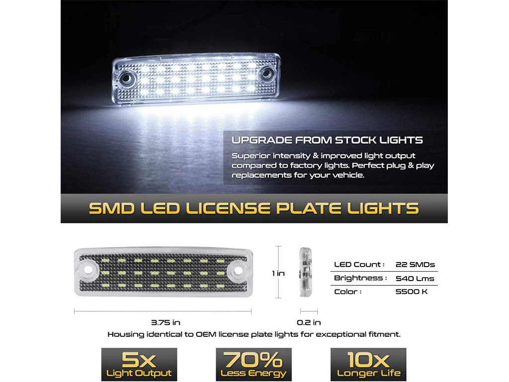 License Plate LED Lights For 2003-2024 Toyota 4Runner - Image 7