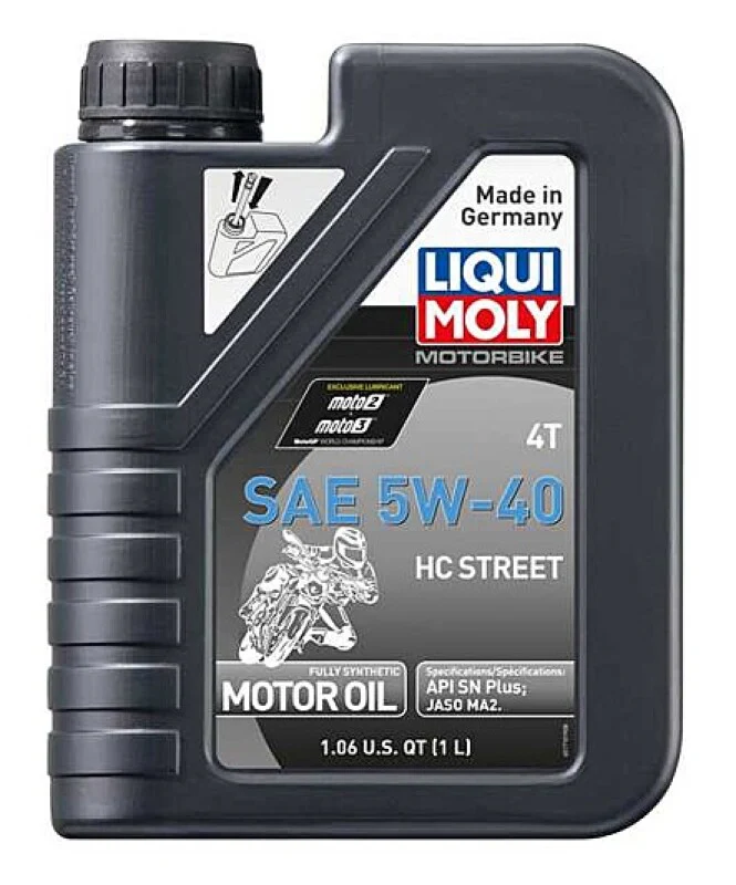 LIQUI MOLY 1L Motorbike 4T SAE 5W40 HC Street - Image 2