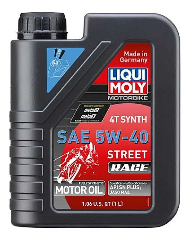 LIQUI MOLY 1L Motorbike 4T Synth 5W40 Street Race - Image 2