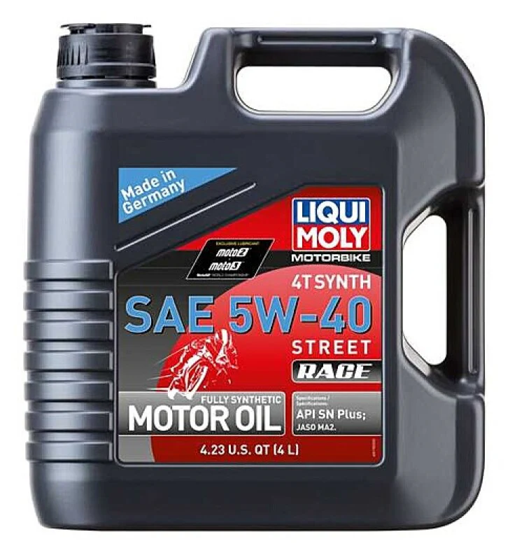 LIQUI MOLY 4L Motorbike 4T Synth 5W40 Street Race - Image 2