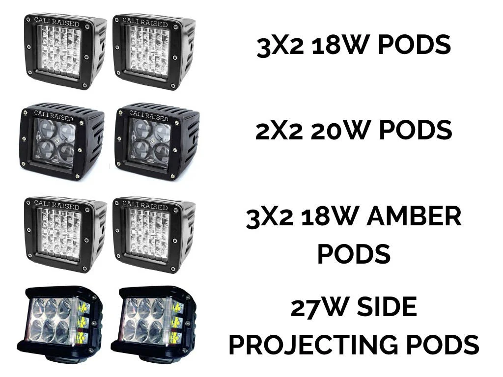 Low Profile Ditch Light Brackets Kit For 2003-2009 Toyota 4Runner - Image 4