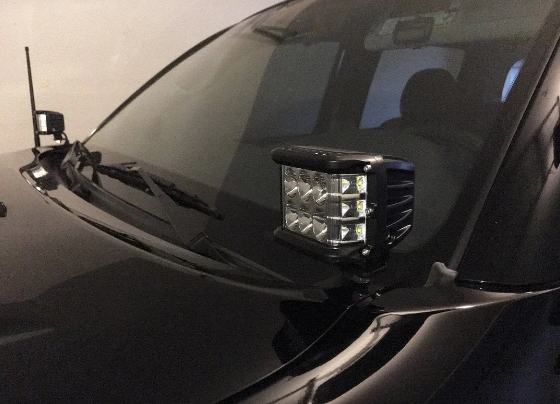 Low Profile Ditch Light Brackets Kit For 2014-2021 Toyota Tundra - Image 8