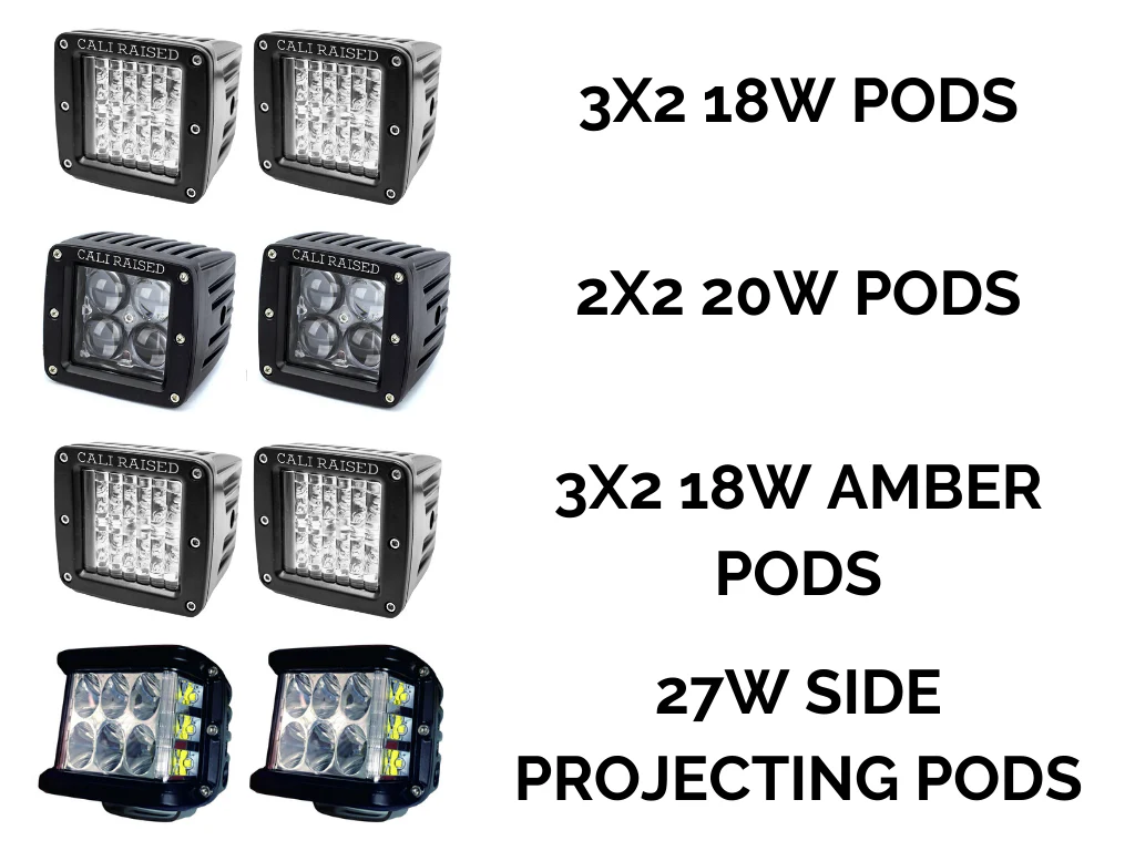 Low Profile LED Ditch Light Brackets Kit For 2005-2015 Toyota Tacoma - Image 4