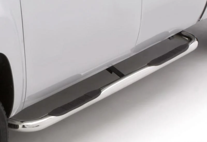 Lund 05-23 Nissan Frontier Crew Cab 3in. Round Bent SS Nerf Bars - Polished - Image 3