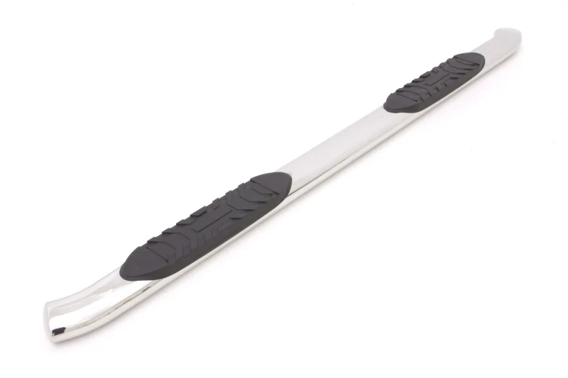 Lund 07-17 Toyota Tundra CrewMax 5in. Curved Oval SS Nerf Bars - Polished - Image 2
