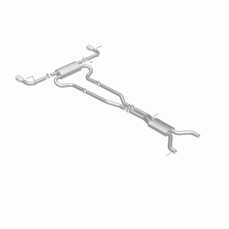 MagnaFlow 07 Audi Q7 V8 4.2L Dual Split Rear Exit Stainless Cat-Back Perf Exhaust - Image 12