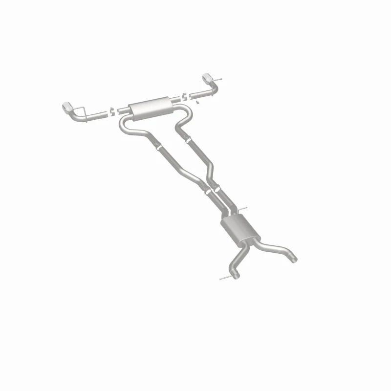 MagnaFlow 07 Audi Q7 V8 4.2L Dual Split Rear Exit Stainless Cat-Back Perf Exhaust - Image 42