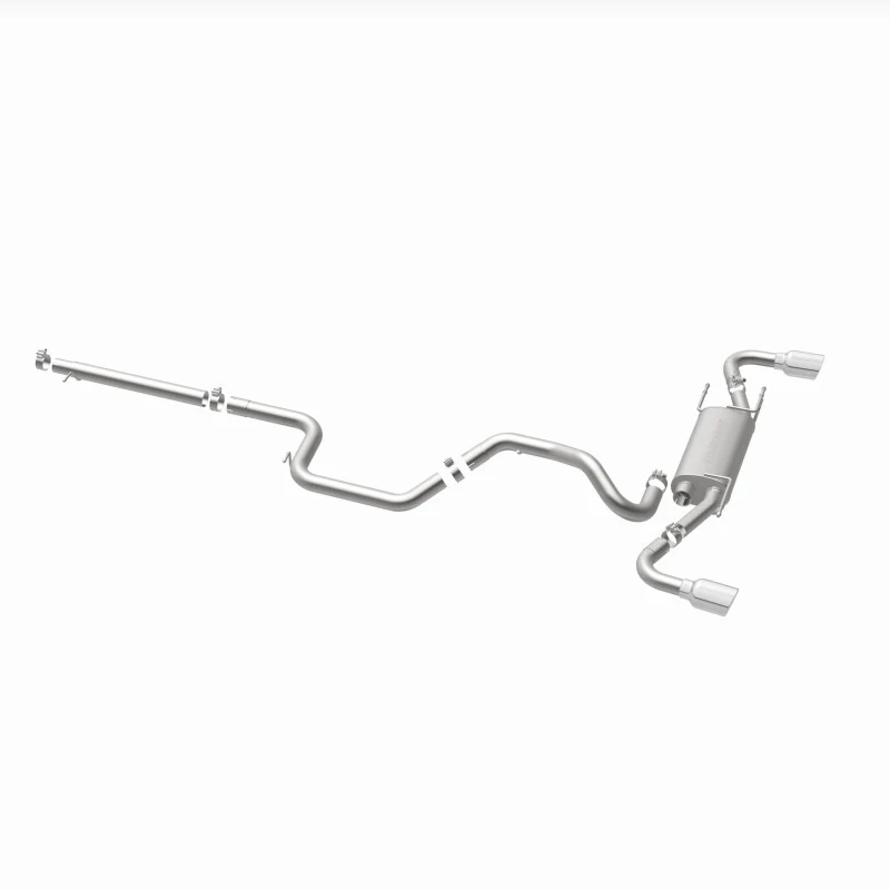 MagnaFlow 10-12 Mazda 3 L4 2.5L Hatchback Split Rear Exit Stainless Cat Back Performance Exhaust - Image 10