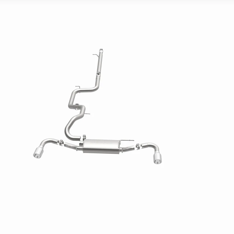 MagnaFlow 10-12 Mazda 3 L4 2.5L Hatchback Split Rear Exit Stainless Cat Back Performance Exhaust - Image 11