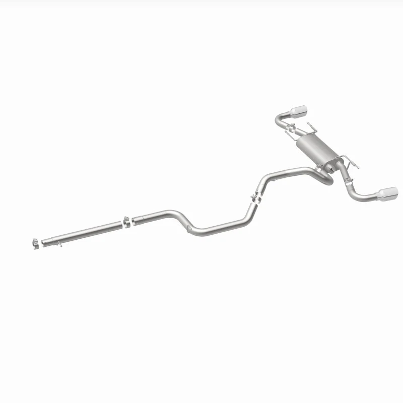 MagnaFlow 10-12 Mazda 3 L4 2.5L Hatchback Split Rear Exit Stainless Cat Back Performance Exhaust - Image 15