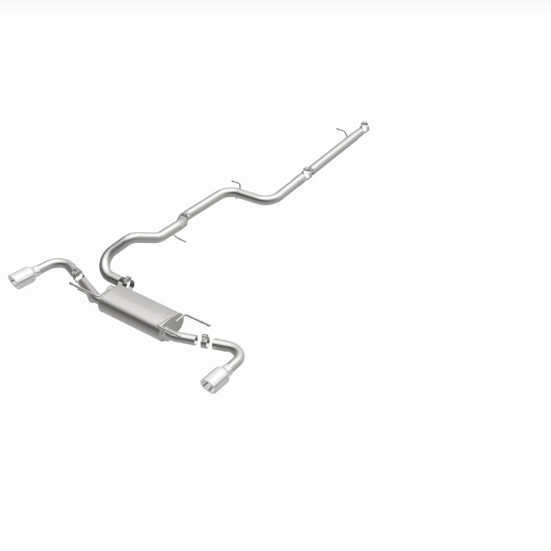 MagnaFlow 10-12 Mazda 3 L4 2.5L Hatchback Split Rear Exit Stainless Cat Back Performance Exhaust - Image 16