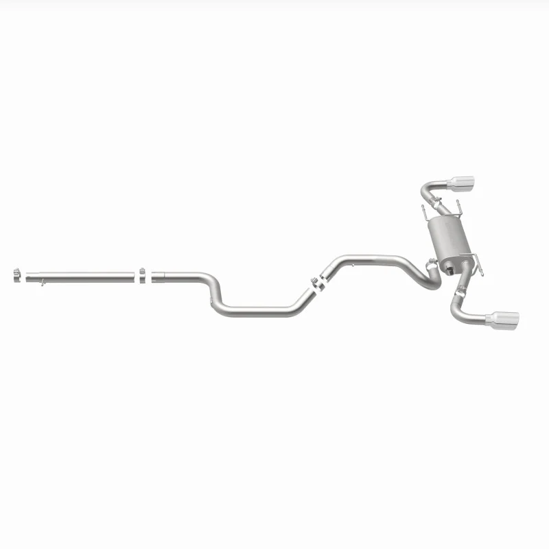 MagnaFlow 10-12 Mazda 3 L4 2.5L Hatchback Split Rear Exit Stainless Cat Back Performance Exhaust - Image 24