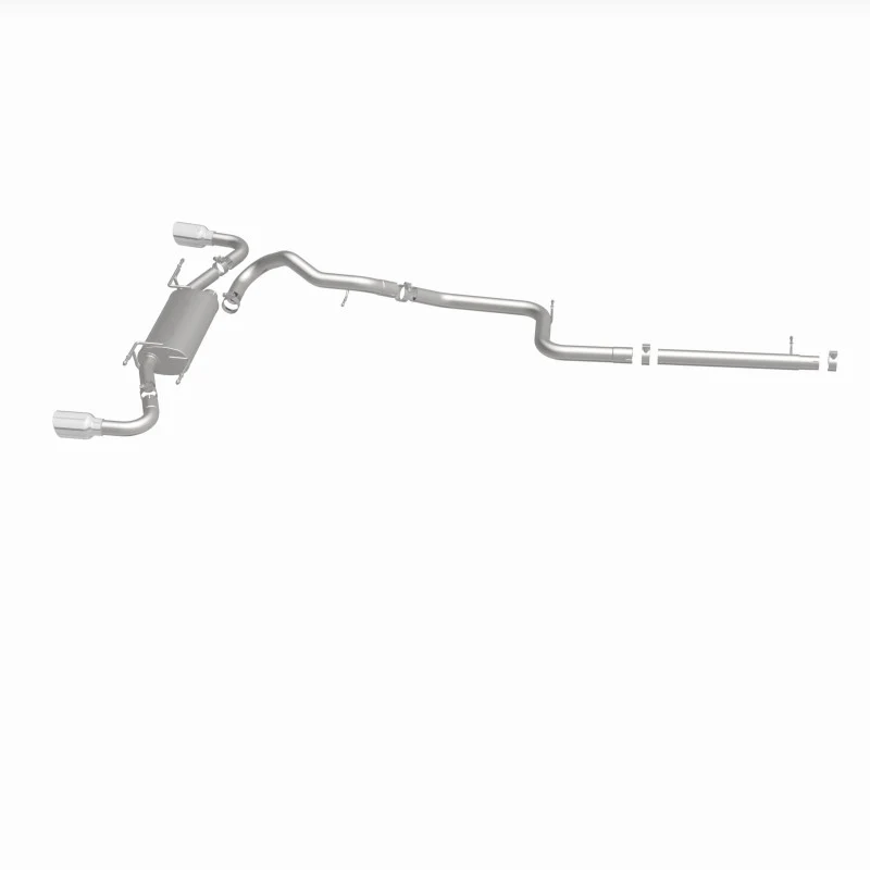 MagnaFlow 10-12 Mazda 3 L4 2.5L Hatchback Split Rear Exit Stainless Cat Back Performance Exhaust - Image 40