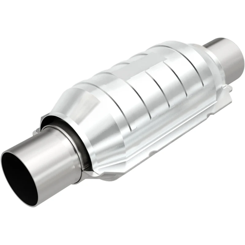 MagnaFlow Conv Univ 3in Inlet/Outlet Center/Center Round 9in Body L x 5.125in W x 13in Overall L - Image 2