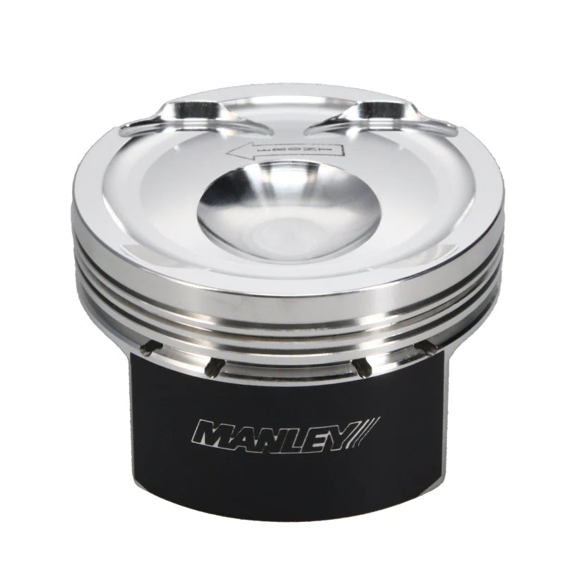 Manley Ford 2.3L EcoBoost 87.5mm STD Size Bore 9.5:1 Dish Extreme Duty Piston Set - Image 2