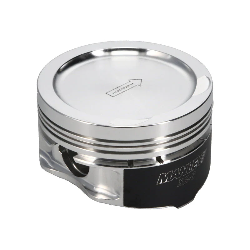 Manley Nissan (SR20DE/DET) 86.5mm +.5mm Oversized Bore 9.0:1 Dish Piston Set with Ring - Image 8