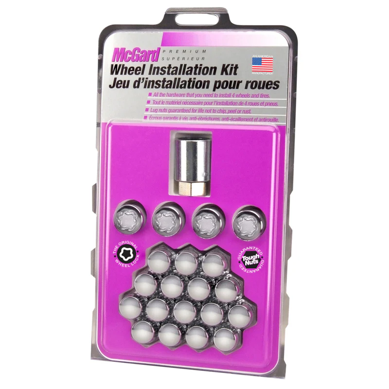McGard 5 Lug Hex Install Kit (Clamshell) w/Locks (Cone Seat Nut) M12X1.5 / 13/16 Hex - Chrome - Image 7