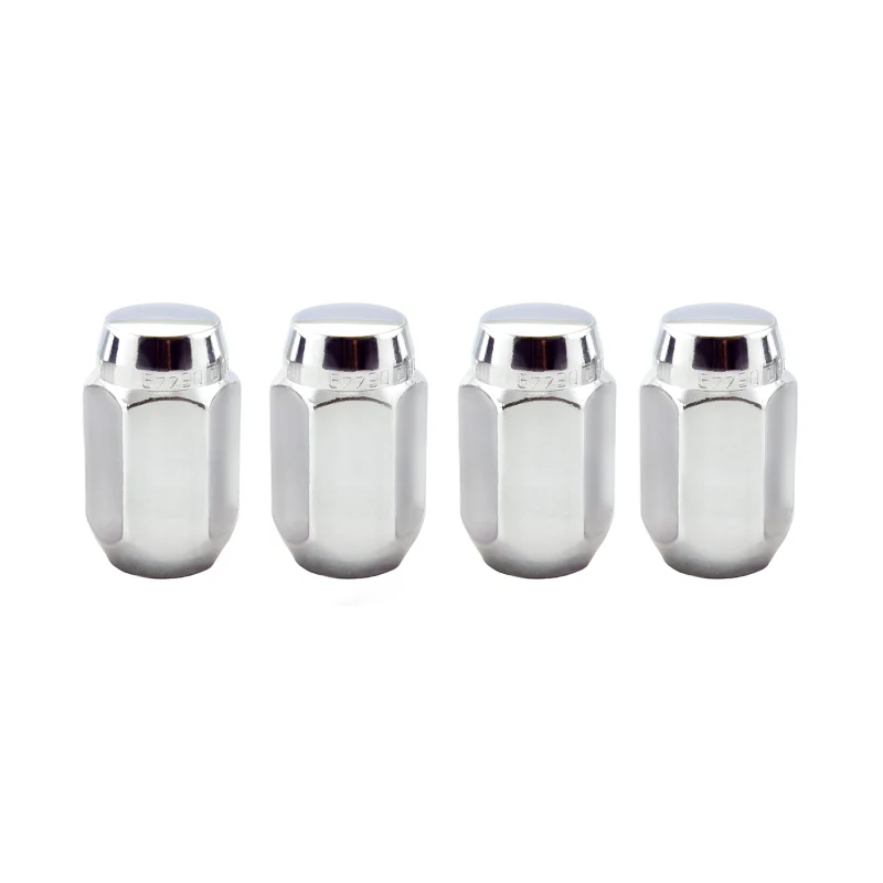 McGard Hex Lug Nut (Cone Seat) 1/2-20 / 13/16 Hex / 1.5in. Length (4-Pack) - Chrome - Image 2