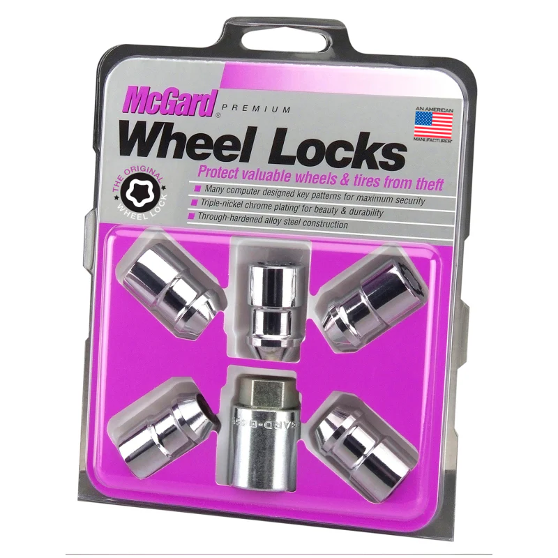 McGard Wheel Lock Nut Set - 5pk. (Cone Seat) M12X1.5 / 3/4 Hex / 1.46in. Length - Chrome - Image 6
