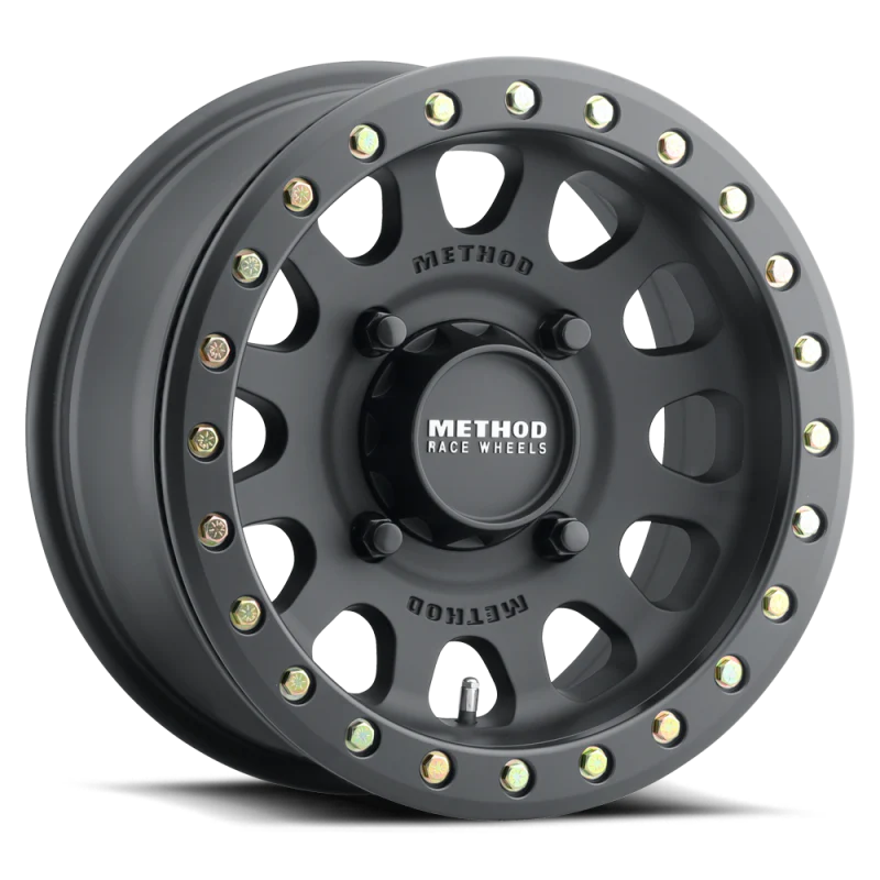 Method MR401 UTV Beadlock 15x7 / 5+2/38mm Offset / 5x4.5 / 72 CB Matte Black Wheel