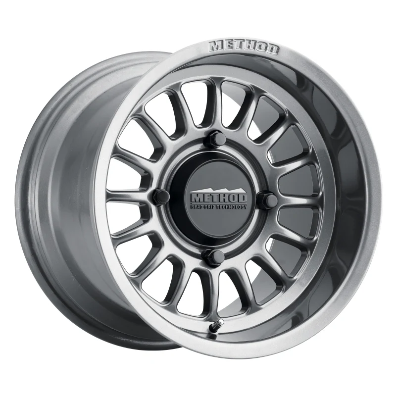 Method MR411 Bead Grip 15x10 / 6+4/25mm Offset / 4x136 / 106.25mm CB Gloss Titanium Wheel - Image 2