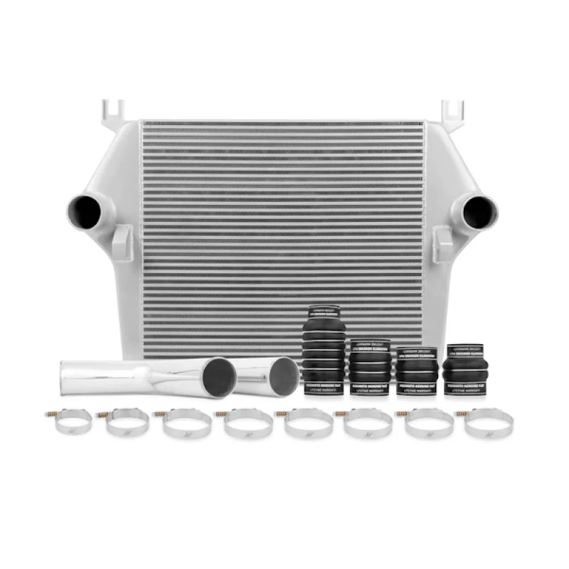 Mishimoto 03-07 Dodge 5.9L Cummins Intercooler Kit w/ Pipes (Silver) - Image 4
