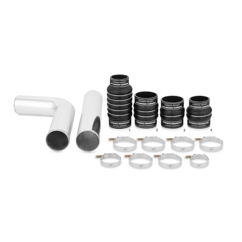 Mishimoto 03-07 Dodge 5.9L Cummins Intercooler Kit w/ Pipes (Silver) - Image 7