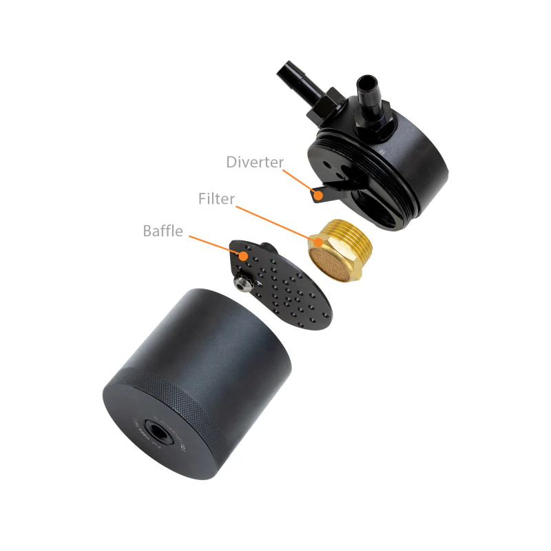 Mishimoto 2016+ Mazda Miata Baffled Oil Catch Can Kit - Black - Image 6