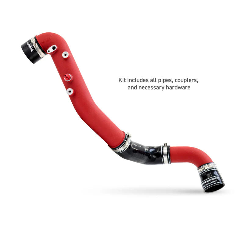 Mishimoto 2023+ Honda Civic Type-R Intercooler Kit w/Pipes - Black Intercooler/Red Pipes - Image 11