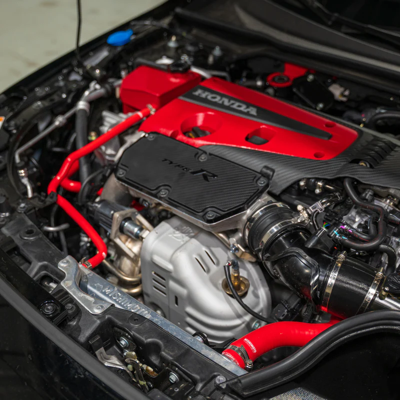 Mishimoto 2023+ Honda Civic Type-R Silicone Coolant Hose Kit - Red - Image 4