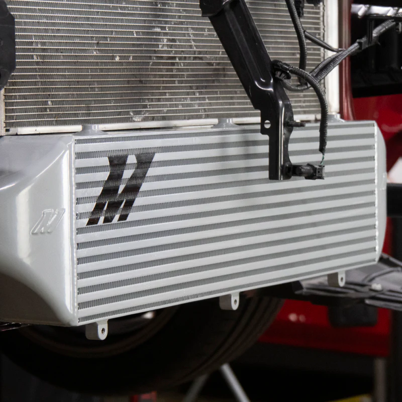 Mishimoto 2023+ Toyota GR Corolla Intercooler & Pipe Kit - Black Cooler - Red Pipes - Image 2