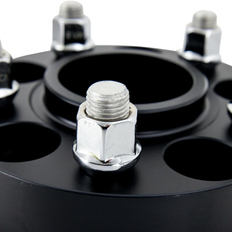 Mishimoto Mishimoto Wheel Spacers 5x114.3 64.1 CB M14x1.5 15mm BK - Image 5