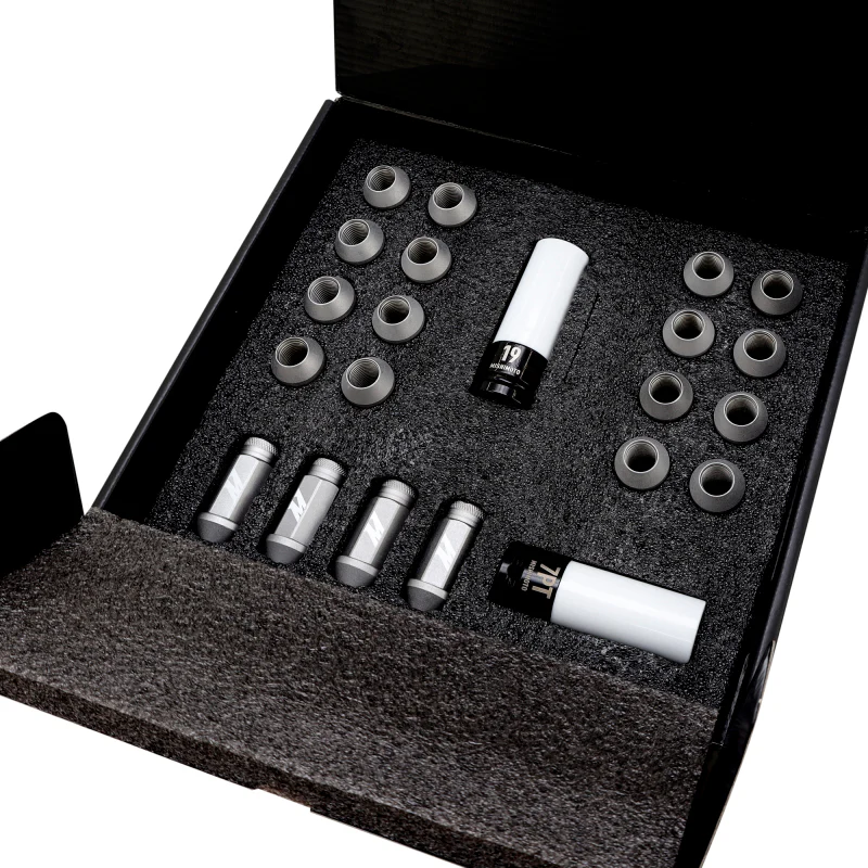 Mishimoto Steel Locking Lug Nuts M14x1.5 20pc Set Black - Image 2