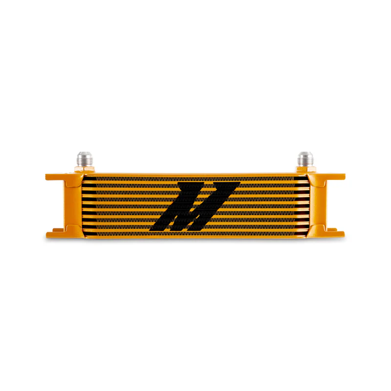 Mishimoto Universal -8AN 10 Row Oil Cooler - Gold - Image 2