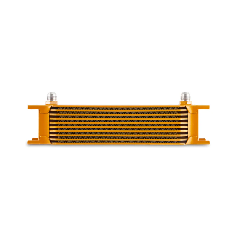 Mishimoto Universal -8AN 10 Row Oil Cooler - Gold - Image 5