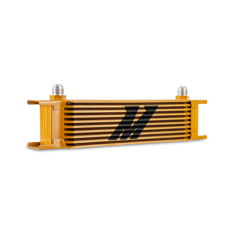Mishimoto Universal -8AN 10 Row Oil Cooler - Gold - Image 8