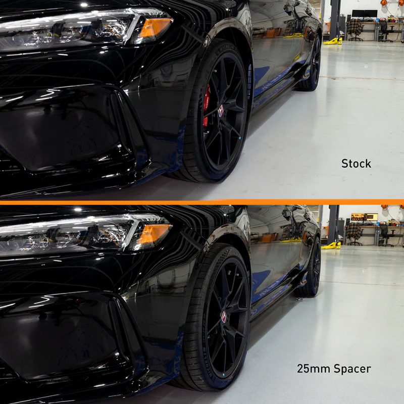 Mishimoto Wheel Spacers - 5x120 - 64.1 CB - M14 x1.5 - 20mm - BK - Image 3