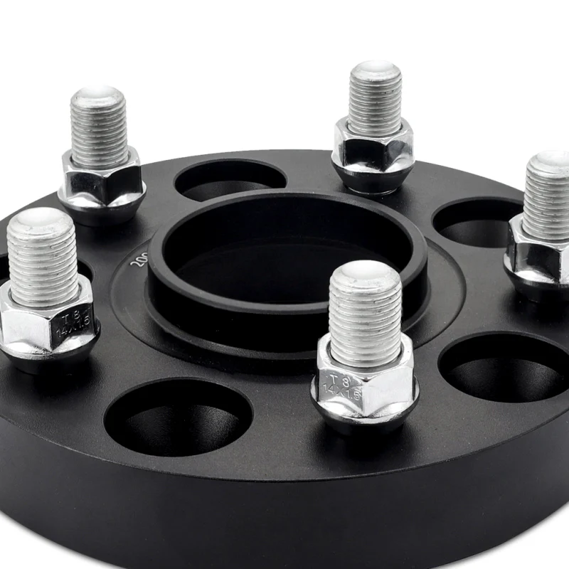 Mishimoto Wheel Spacers - 5x120 - 64.1 CB - M14 x1.5 - 20mm - BK - Image 4