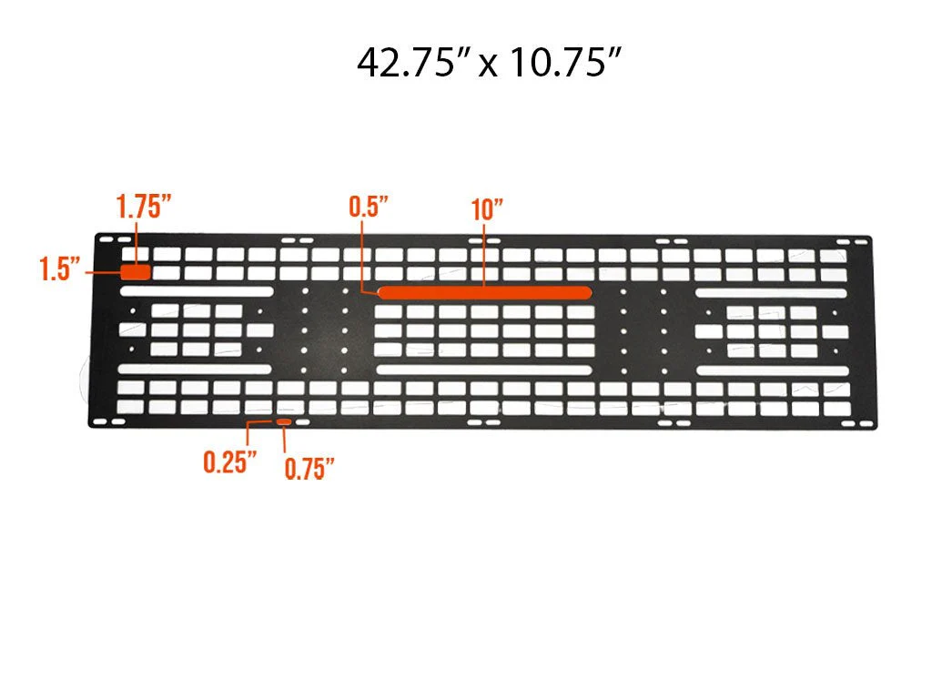 MOLLE Panel for Prinsu Roof Rack - Image 6