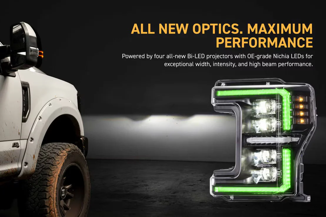 Morimoto 17-19 Ford Super Duty XRGB EVO LED Headlights - Image 11