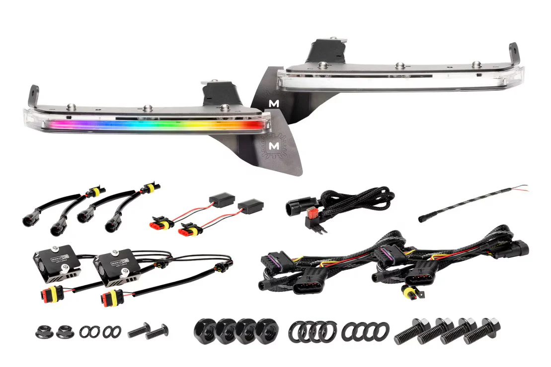 Morimoto 2018+ Jeep Wrangler JL XRGB Fender Flare Chop Kit