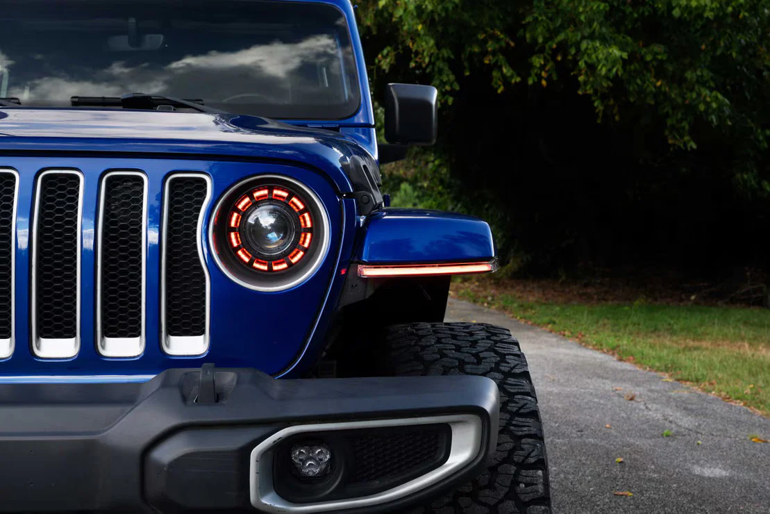 Morimoto 2018+ Jeep Wrangler JL XRGB Fender Flare Chop Kit - Image 2