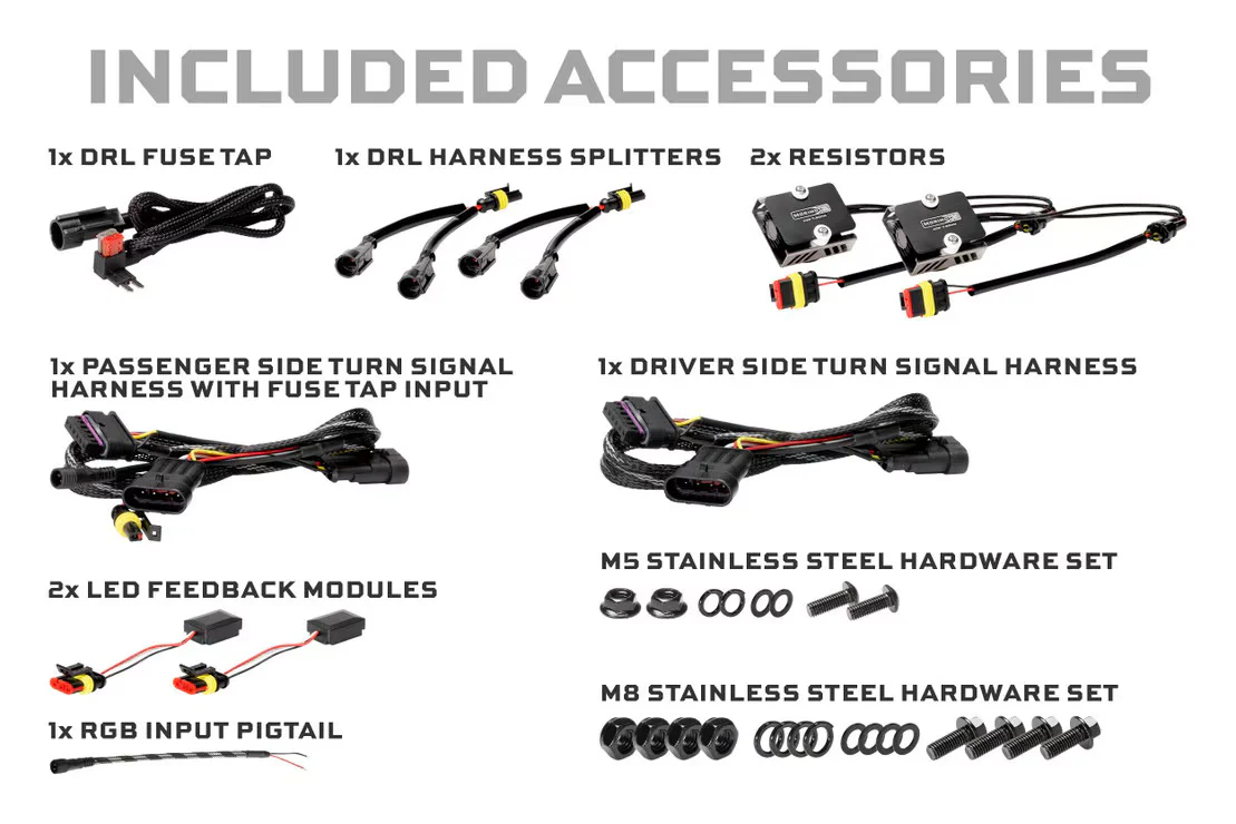 Morimoto 2018+ Jeep Wrangler JL XRGB Fender Flare Chop Kit - Image 4