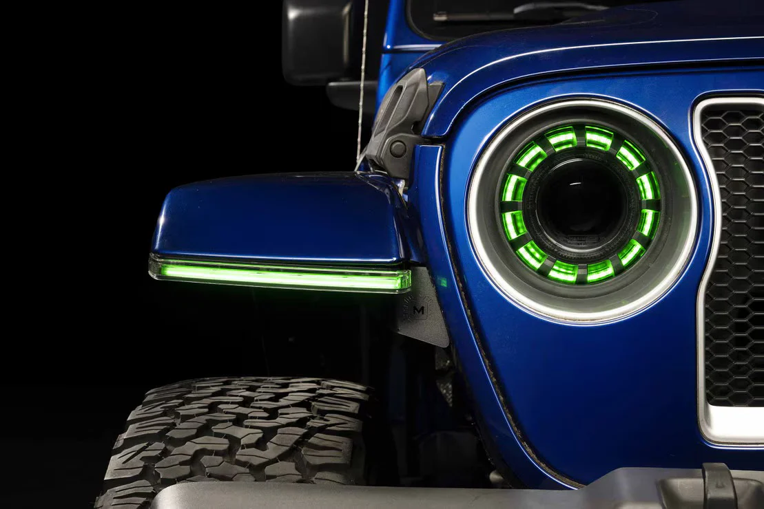 Morimoto 2018+ Jeep Wrangler JL XRGB Fender Flare Chop Kit - Image 8