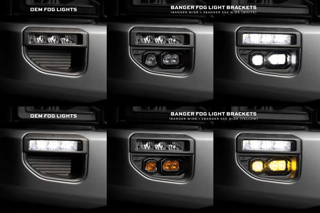 Morimoto Banger Fog Brackets: 20-22 Super Duty OE LED (Set) - Image 6