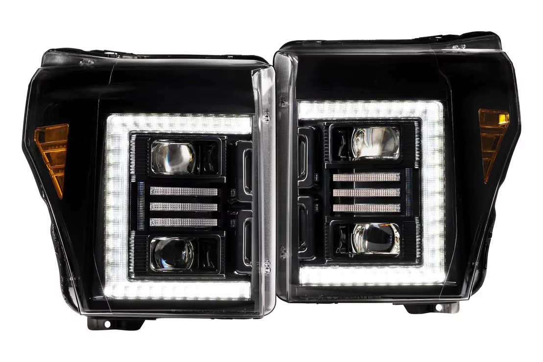 Morimoto Ford Super Duty (11-16) XB Hybrid LED Headlights - Image 4