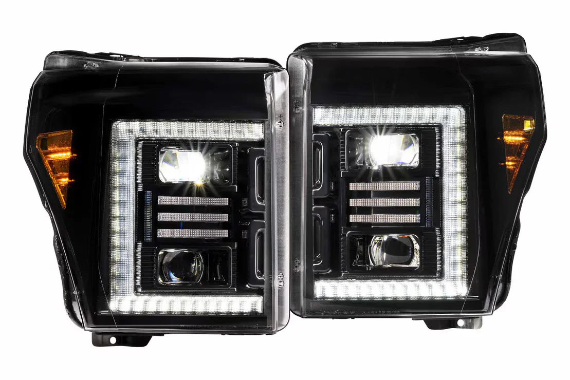 Morimoto Ford Super Duty (11-16) XB Hybrid LED Headlights - Image 5
