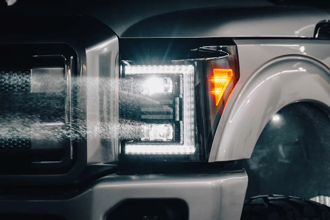 Morimoto Ford Super Duty (11-16) XB Hybrid LED Headlights - Image 9
